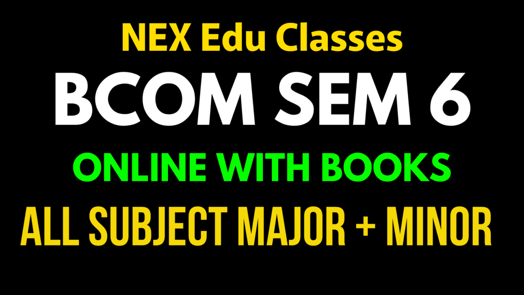 Sem 6 online classes bcom calcutta university